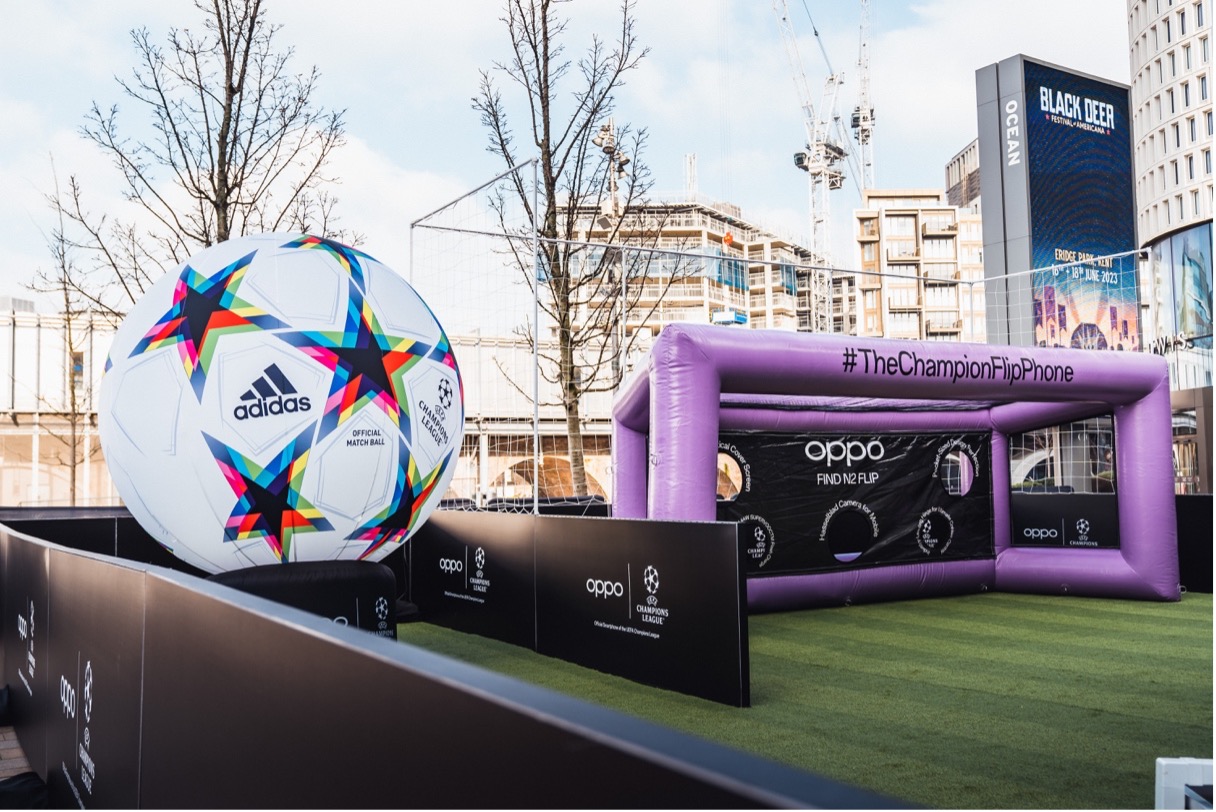 OPPO UEFA Champions League Pop-Up Goal