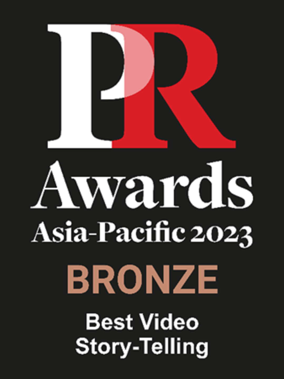 CCG Team claimed the Best Video Story-Telling Bronze Award