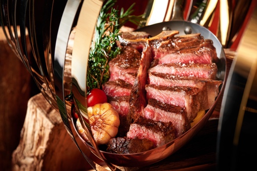 1,200-gram thick-cut T-bone steak