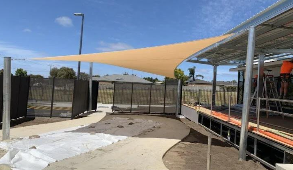 UV protection in childcare centres with shaded outdoor learning spaces in Melbourne, Australia