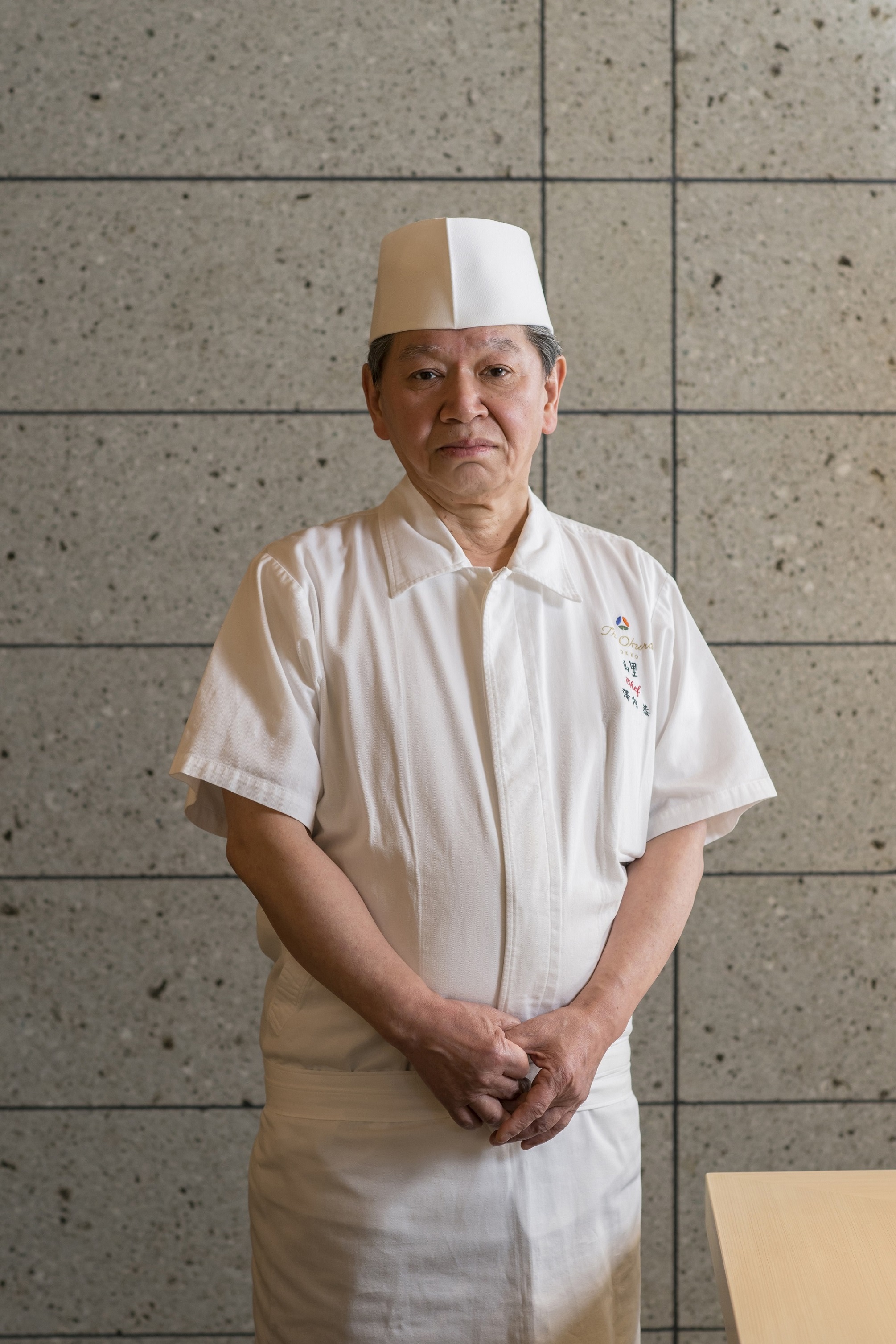 Chef Tadashi Sawauchi , the Global Grand Chef of the Hotel Okura Group