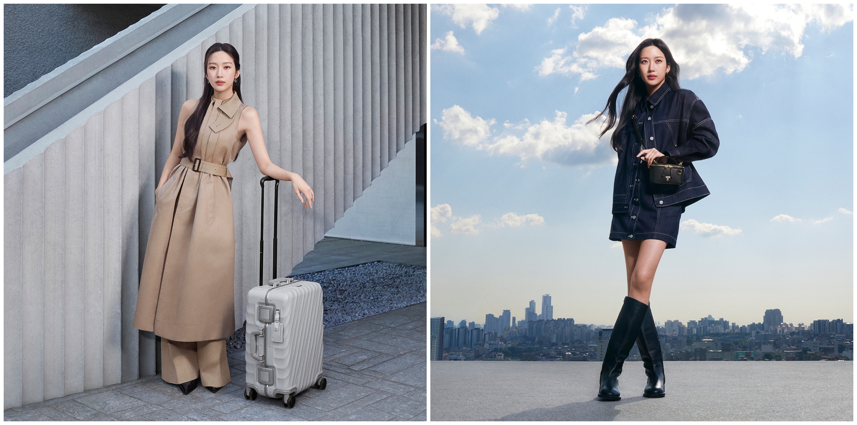 TUMI FW24 Mun Ka Young campaign