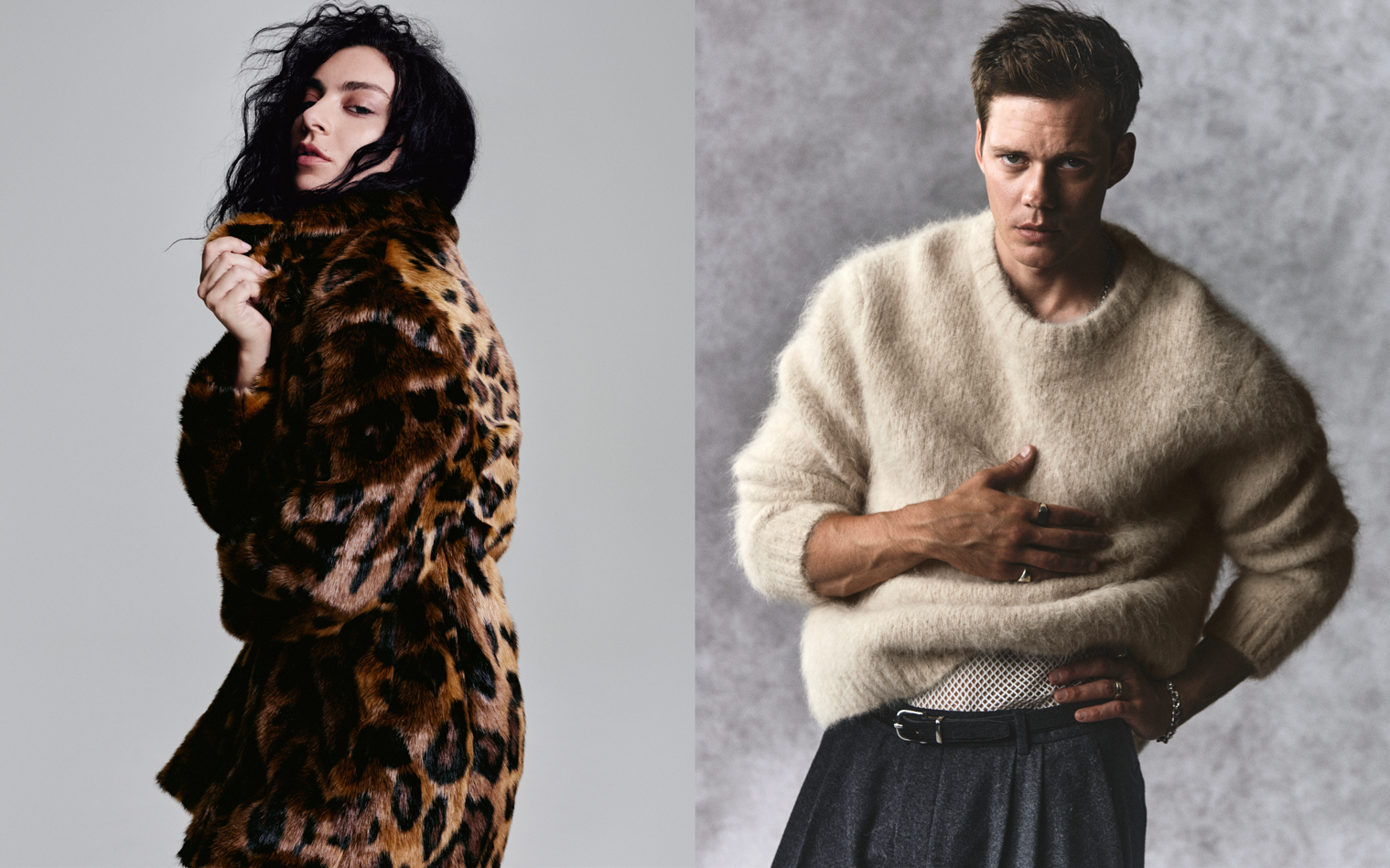 Charli XCX and Bill Skarsgård for H&M