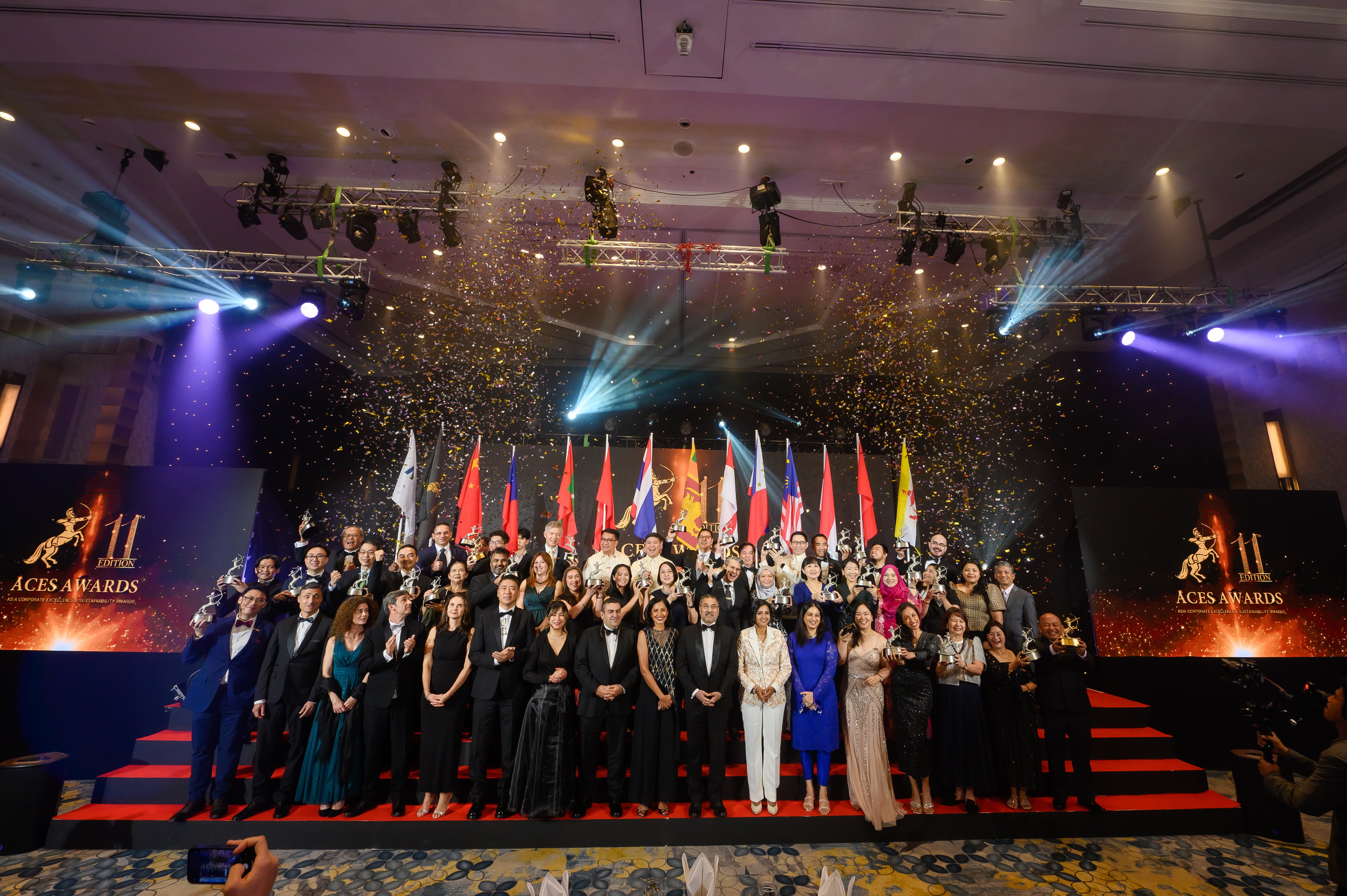 Honouring Excellence in Sustainability: 34 visionary companies and businesses were celebrated on day 2 of the ACES Awards, for their remarkable commitment to championing sustainability, driving meaningful impact across Asia at the ACES Awards 2024.