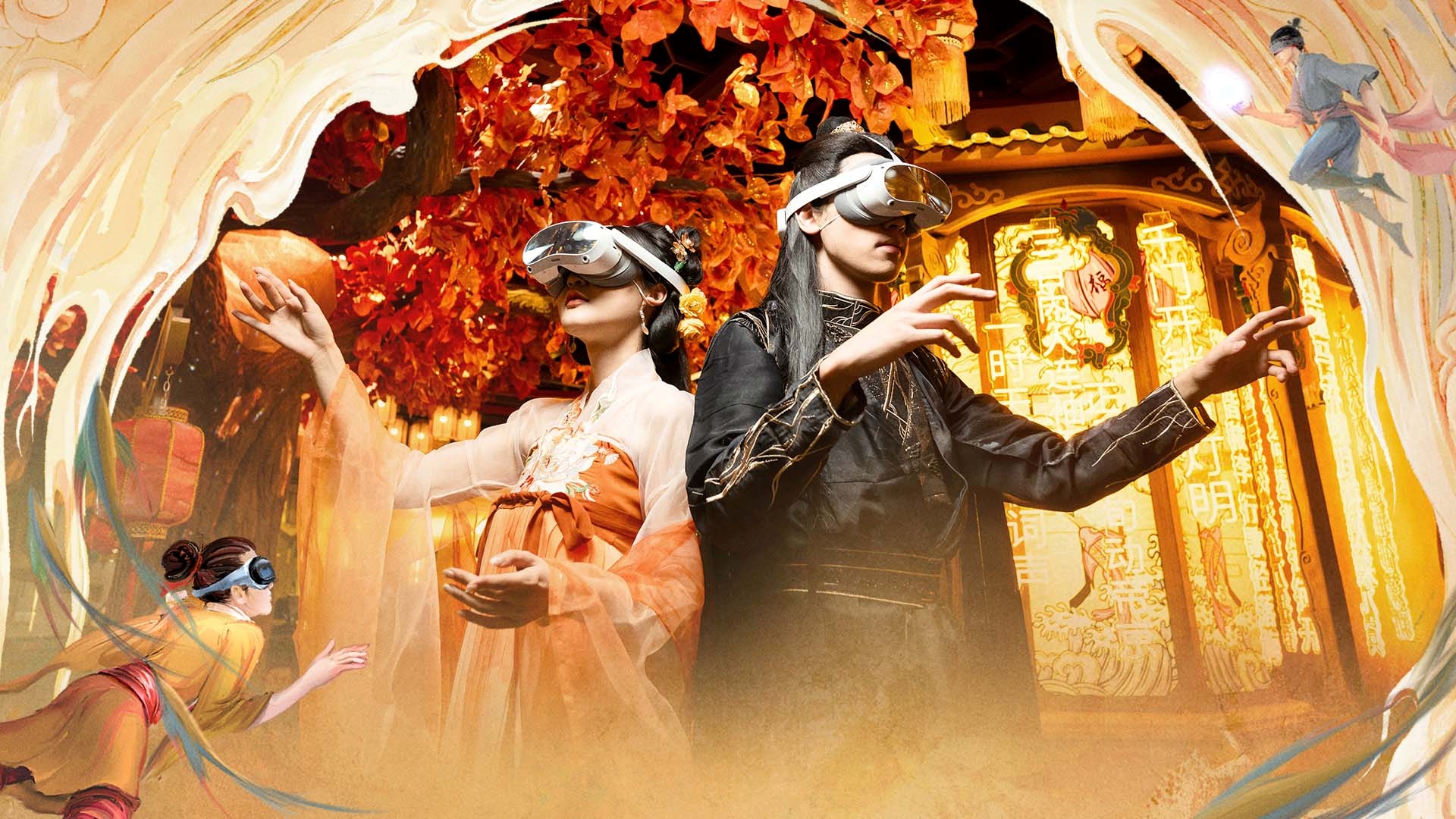 Enjoy buy-one-get-one-free when guests visit the Macau’s largest immersive “real scene + full-sensory VR” experience, the “Love Between Fairy and Devil” VR Immersive Experience Center.