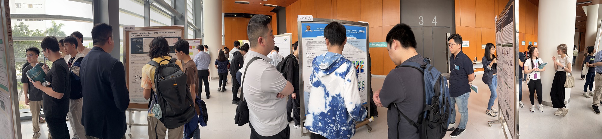 Photo taken at CUHK’s Science Faculty Postgraduate Research Day 2024. CUHK Science is dedicated to offering students opportunities to share their research findings and engage in meaningful exchanges with researchers of their fields.