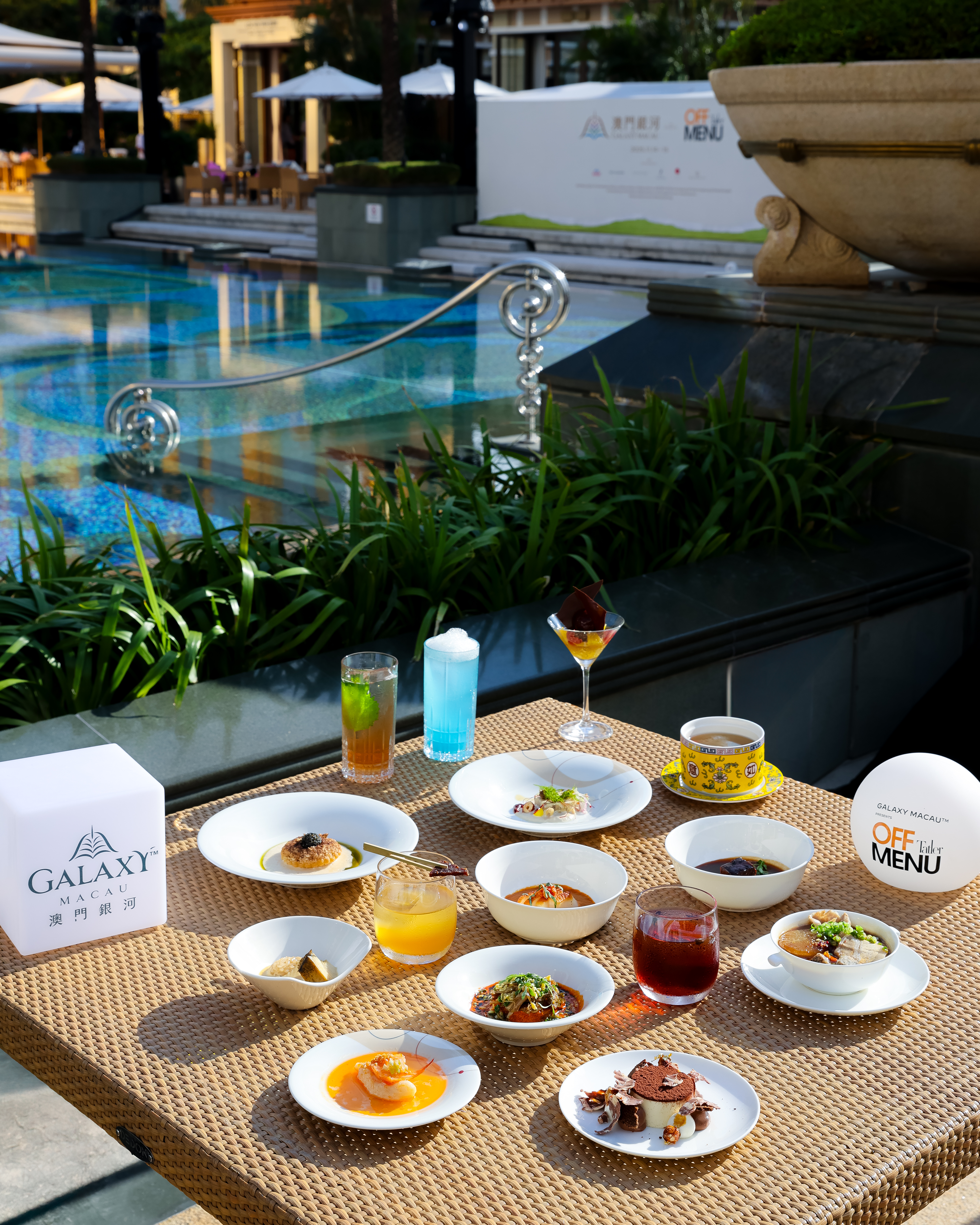 Guests savoured a symphony of gourmet delights and creative mixology, experiencing an unforgettable sensory journey in the breezy al fresco surrounds of Galaxy Macau.