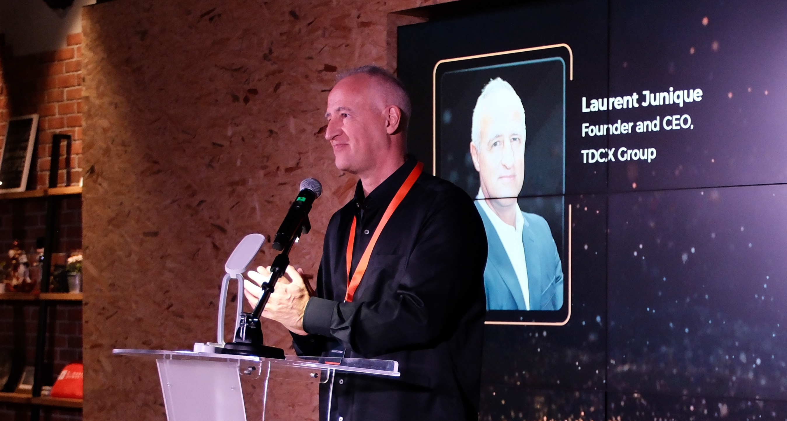 Mr. Laurent Junique, Founder and Chief Executive Officer of TDCX, at TDCX