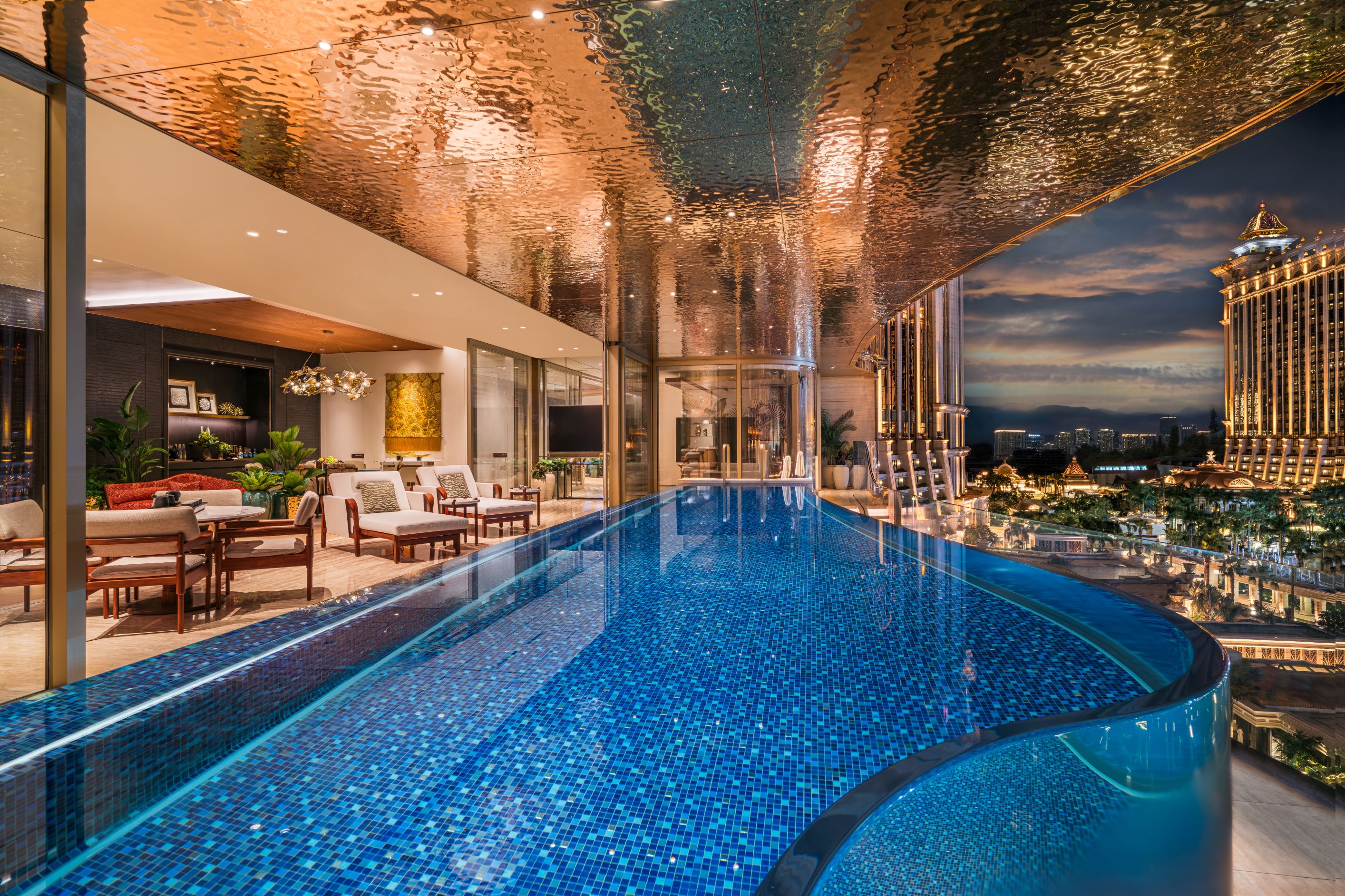 The Capella Penthouses are among the most remarkable accommodations ever introduced in the territory, each equipped with private swimming pool for the utmost sense of leisure.