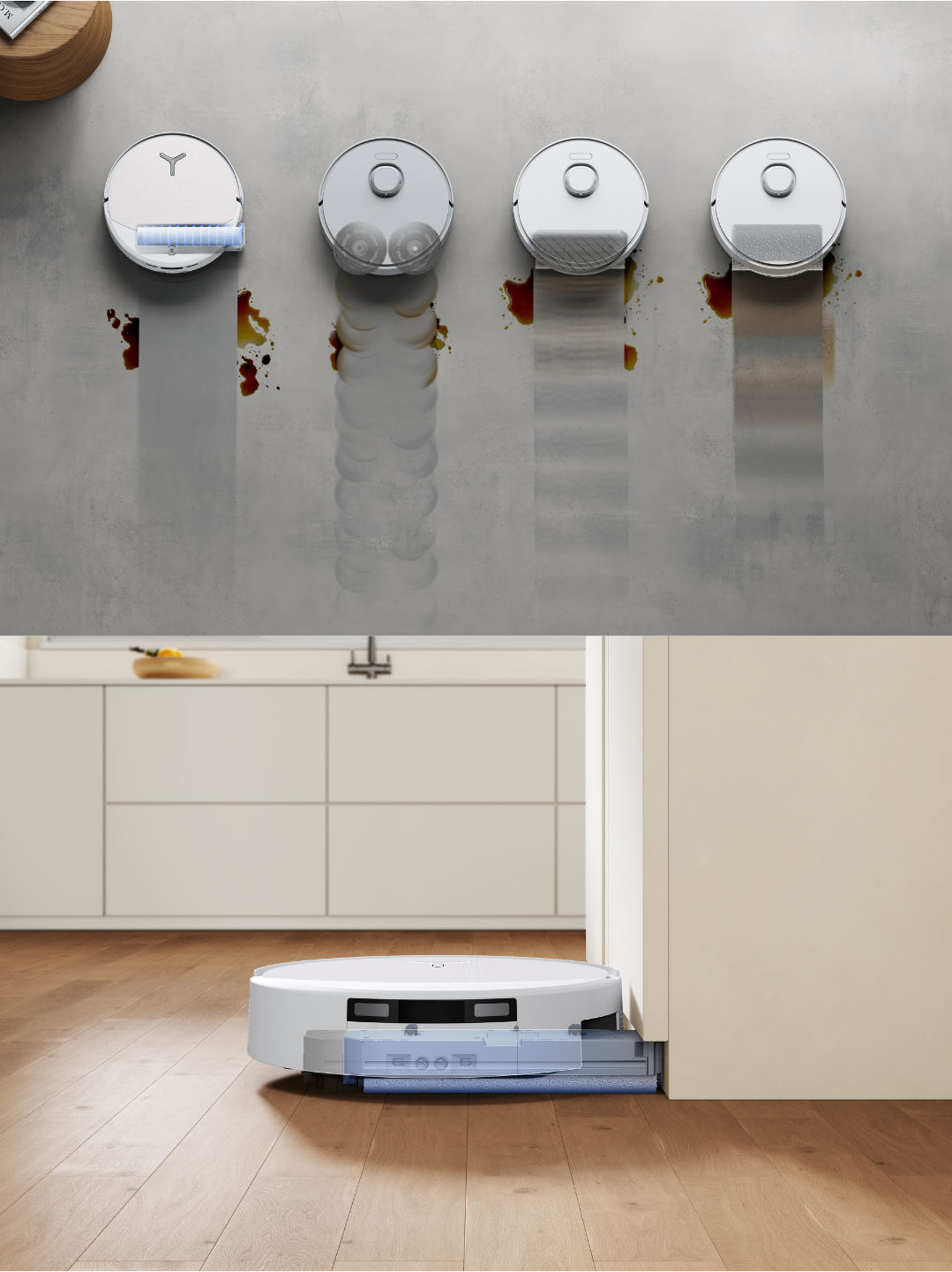 Elevated mopping performance with the new OZMO ROLLER 3.0 Instant Self-Washing Mopping Technology. TruEdge 3.0 Extreme Edge Cleaning that reaches into hard to clean edges while protecting furniture.