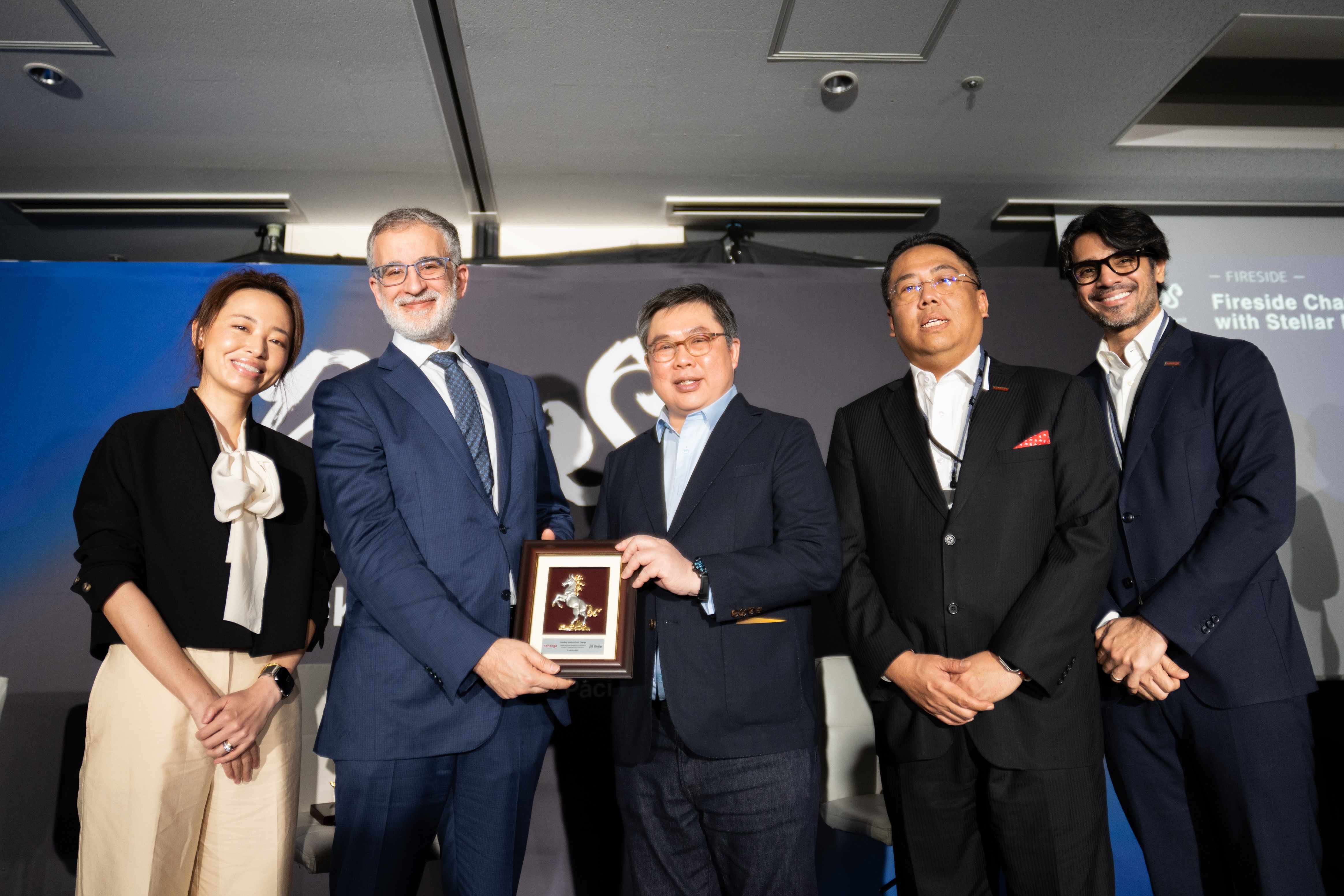From left: Betty Sun-Lucas, Regional Director, APAC, Stellar Development Foundation; Jose Fernandez da Ponte, President, Chief Growth Officer, Stellar Development Foundation; Datuk Chay Wai Leong, Group Managing Director, Kenanga Investment Bank Berhad; Datuk Wira Ismitz Matthew De Alwis, Executive Director & Chief Executive Officer, Kenanga Investors Berhad; Ranjit Gill, Director, Head of Product & Market Development, Kenanga Investors Berhad