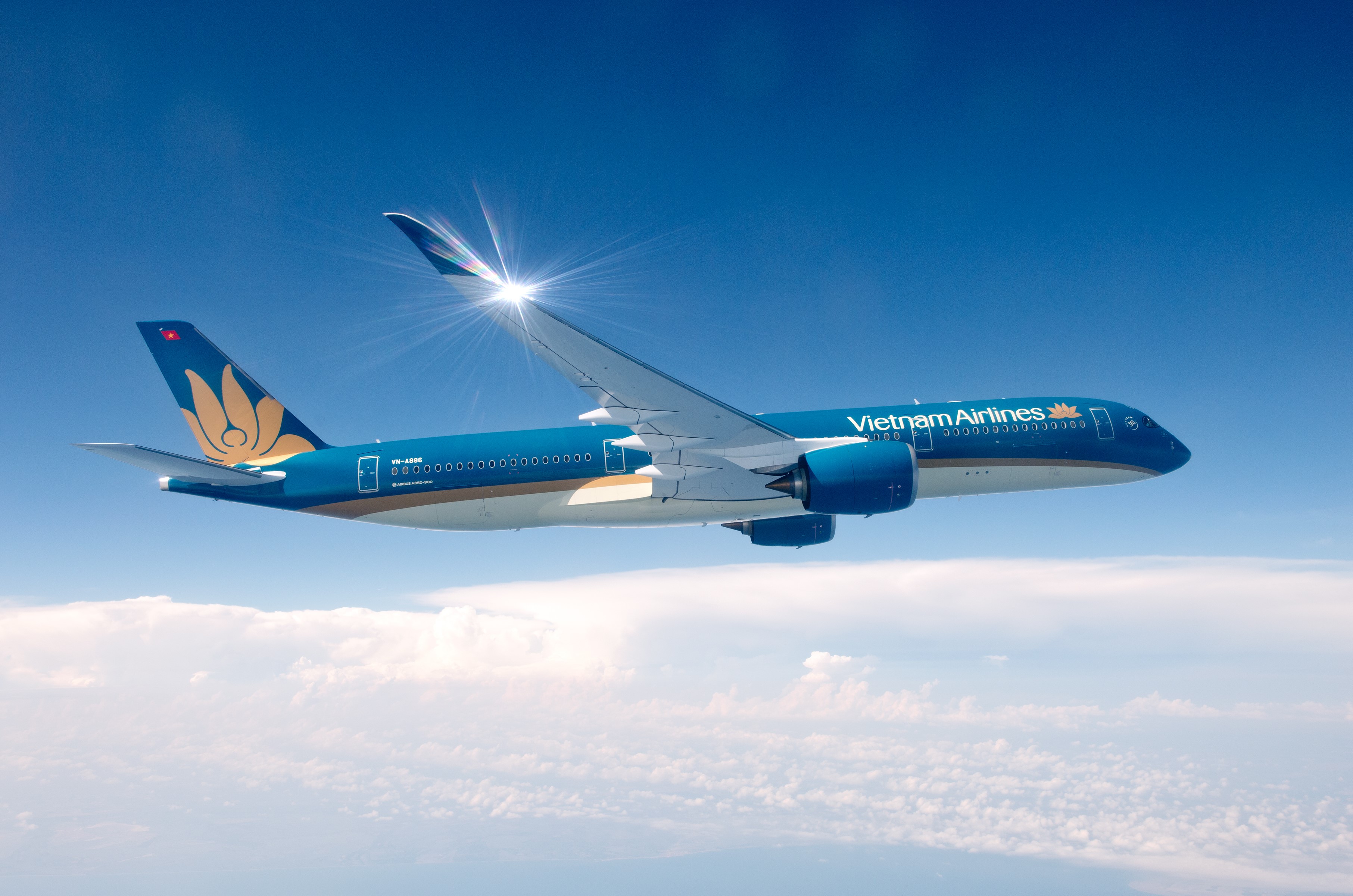 Beginning June 16, 2026, Vietnam Airlines will operate three weekly round-trip flights using the state-of-the-art Airbus A350 wide-body aircraft.
